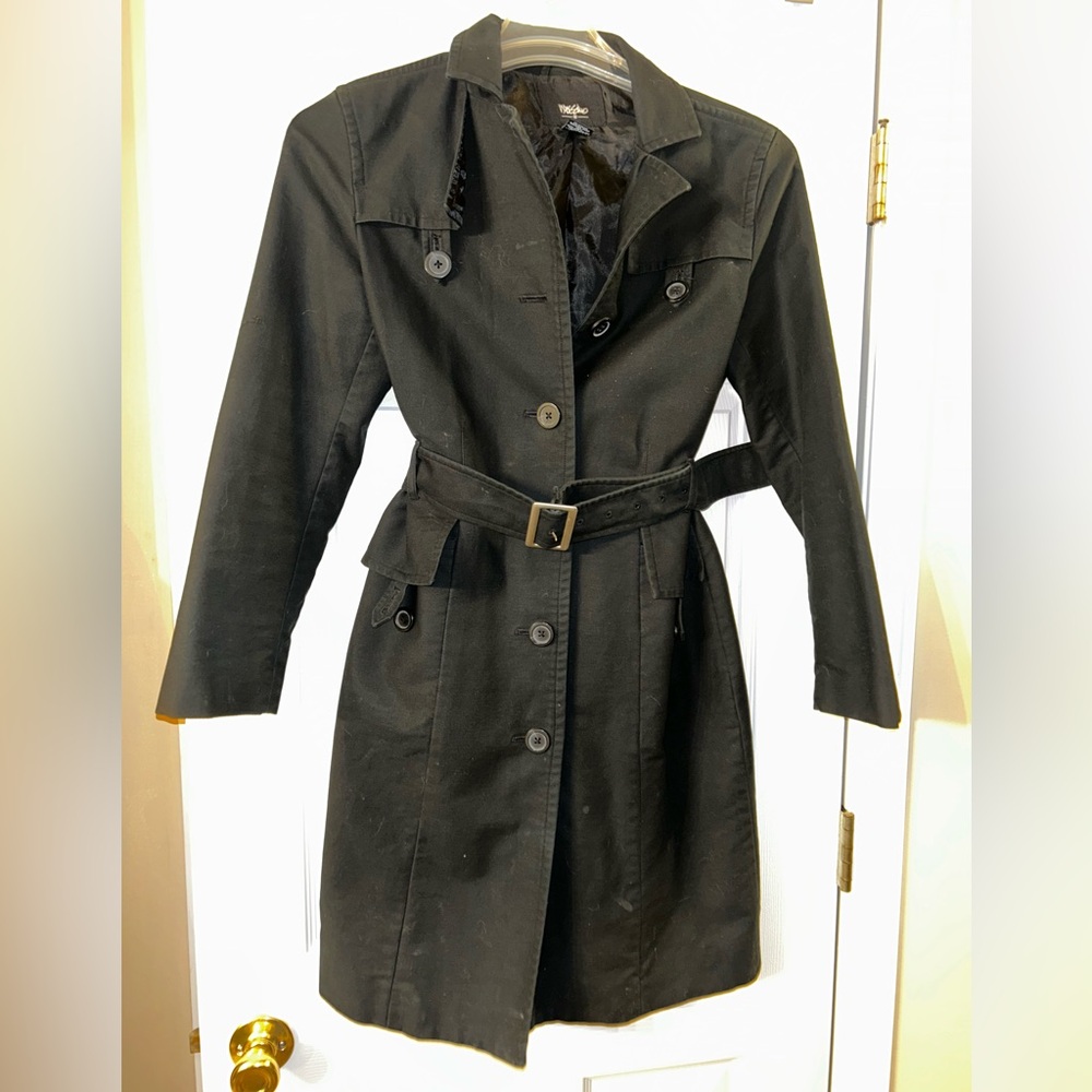 Black Mossimo Trench coat